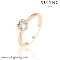 13953 Mode neuesten Zirkonia Herzform Schmuck Fingerring in 18 Karat Gold-Plated